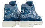 LOUIS VUITTON Oberkamp Ankle Boots 'Denim Monogram' 1A8JTT
