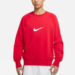 Nike MENS Sportswear Swoosh Casual Sports Crew-neck Red DA0087-657