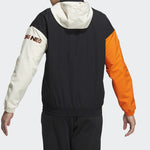 adidas neo M Sw Cb Wl Wb Contrasting Colors Sports Hooded Jacket Black HD4639