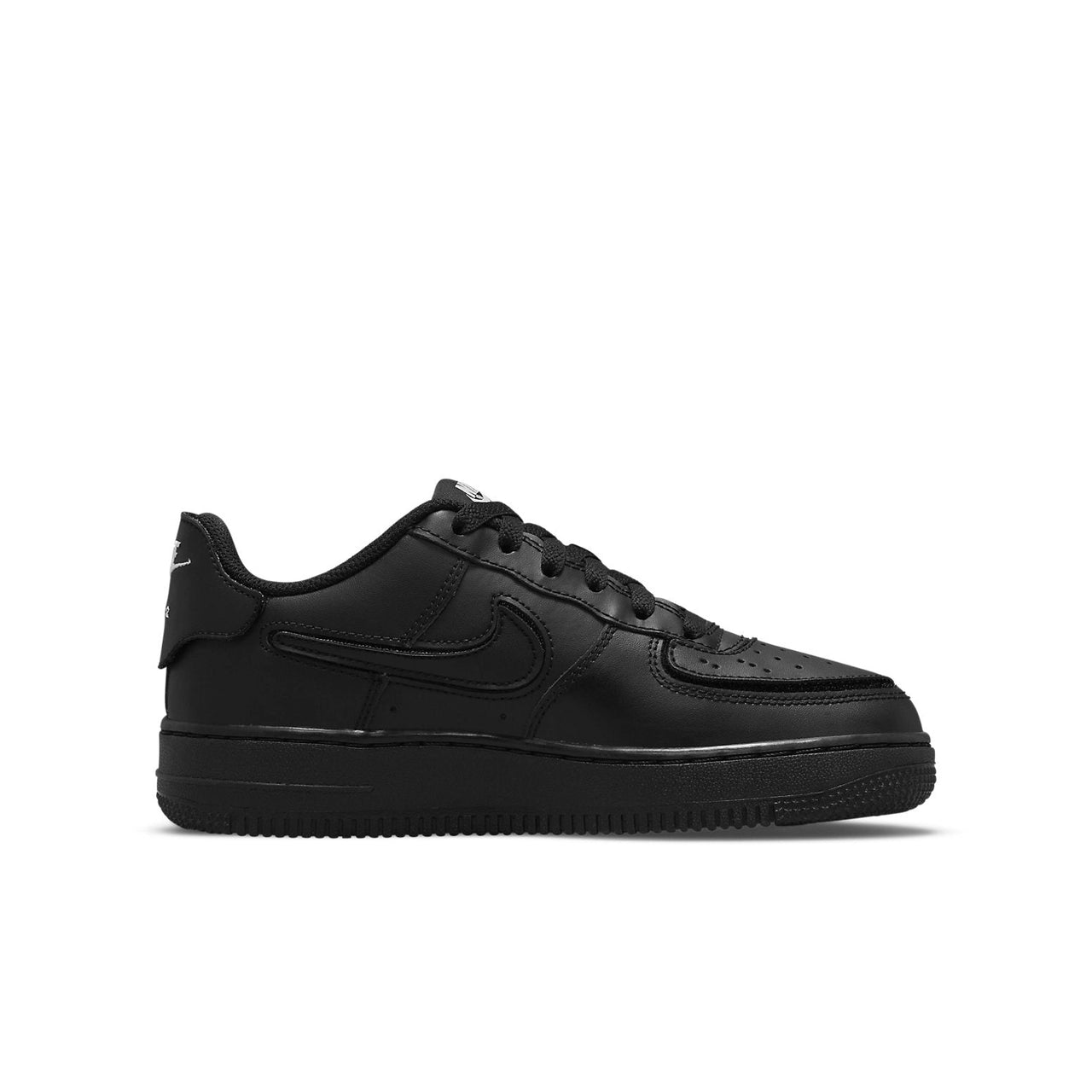 (GS) Nike Air Force 1/1 'Black Bright Crimson' DB1856-001