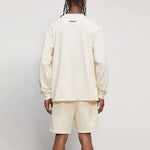 Fear of God Essentials FW20 Long Sleeve Logo Tee 'Cream' FOG-FW20-342