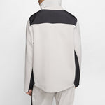 Men's Air Jordan 23 Engineered Stand Collar Knit Contrasting Colors Half Zipper Gray BQ5738-210
