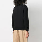 (WMNS) KENZO SS21 Embroidery Round-neck Swea Black FB52SW8204ML-99