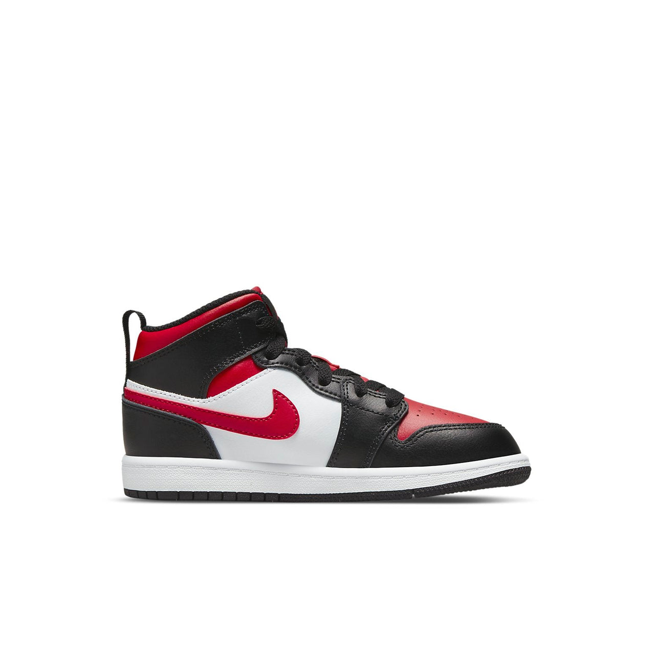 (PS) Air Jordan 1 Mid 'Black Fire Red' 640734-079