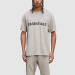 Fear of God Essentials FW20 Logo Tee 'Heather Oatmeal' 0125250500229260
