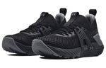 (WMNS) Under Armour Project Rock 4 'Black Pitch Grey' 3023696-002