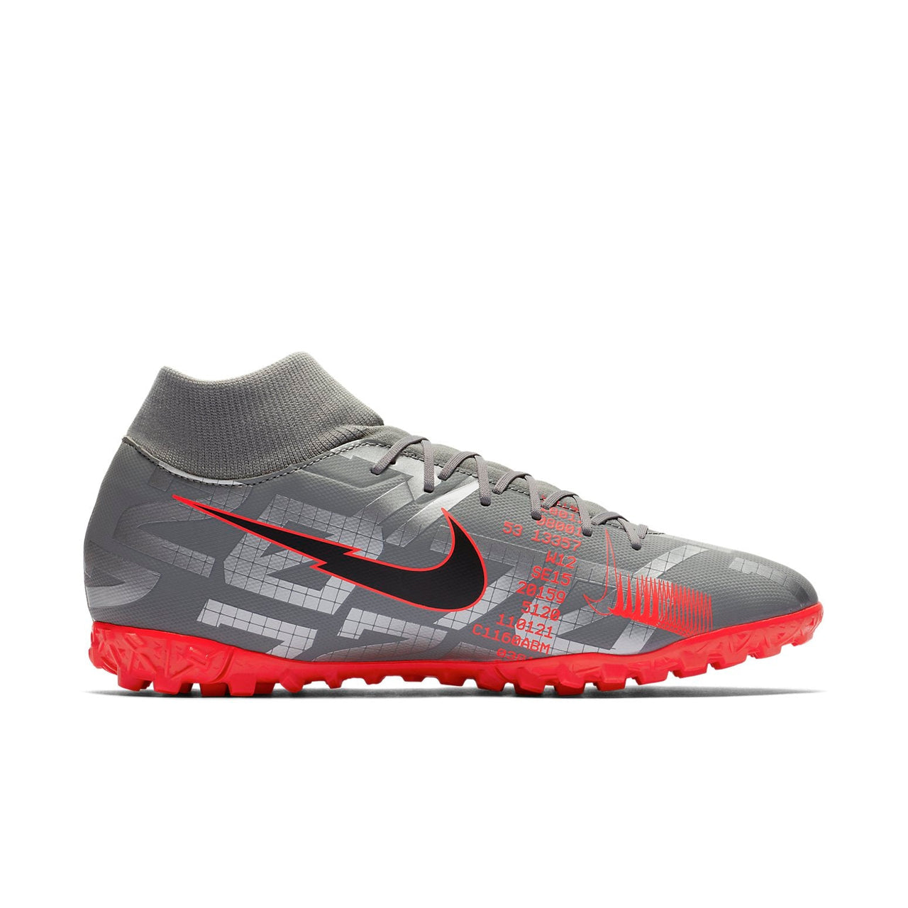 Nike Mercurial Superfly 7 Academy TF Turf 'Grey Red' AT7978-906