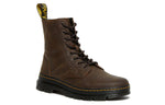 Dr. Martens Combs Leather Men's 8 Eye Combat Boots Brown 26006207