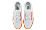 Vans Old Skool Casual Low Top Skate Shoes Small Orange Side Stripe Unisex 'White' VN0000SBZ34