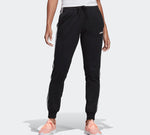 (WMNS) adidas Plaid Knitted Sports Pants Black DP2377