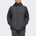 adidas XPLR INS Jacket Logo Hooded Jacket Black FJ9252