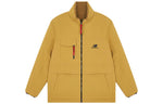 New Balance Men's New Balance Contrasting Colors Pocket Reversible Stand Collar Lamb's Wool Jacket Brown AMJ21349-INC
