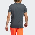 adidas H.RDY 3S Tee Round Neck Logo Sports Short Sleeve Gray HF4216