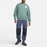 Nike ACG Logo Fleece Printing Sports Long Sleeves Green DJ1591-384