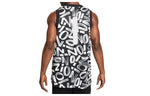 Air Jordan Dri-FIT Zion Letter Printed Basketball Sports Net Ventilate Quick-dry Vest Men's Black DH0595-010