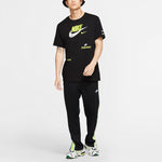 Nike Alphabet Logo Sports Short Sleeve Black CU0079-010