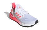 (GS) adidas UltraBoost 20 J 'White Signal Pink' FX0456
