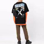 Off-White Painting Arrows Cotton Short Sleeve OMAA038G20JER0061088