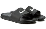 (WMNS) Nike Benassi Shower Slide (W) Black White Slippers 'Black White' 819703-010