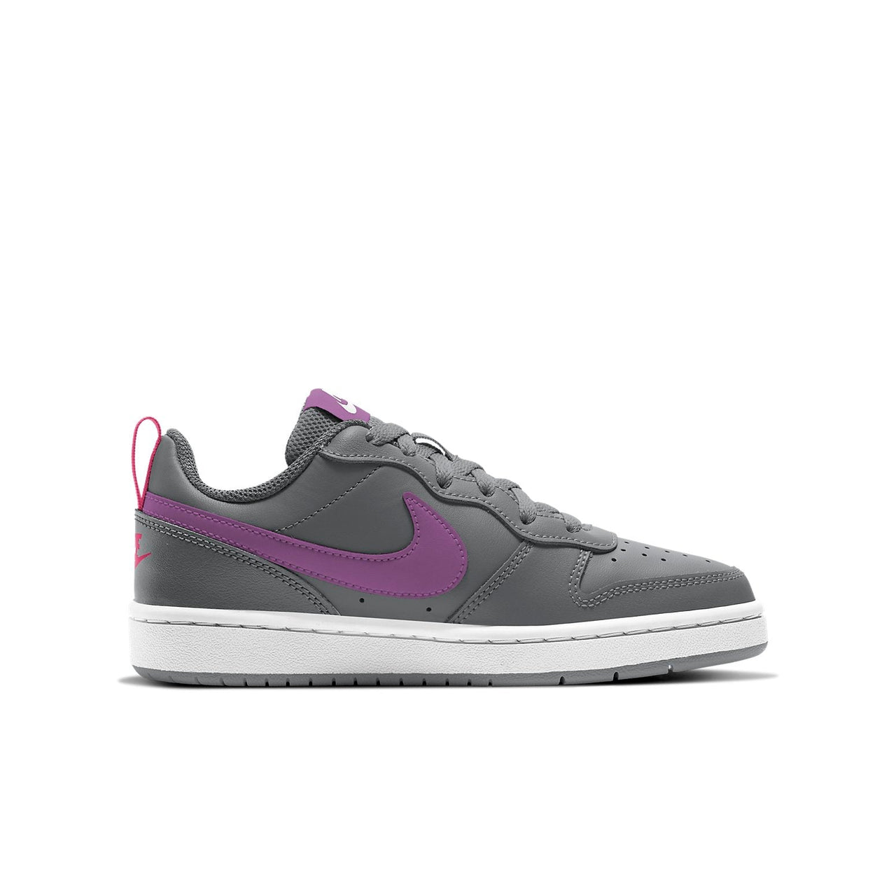 (GS) Nike Court Borough Low 2 'Smoke Grey Purple Nebula' BQ5448-006