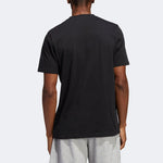 Men's adidas Cartoon Graffiti Alphabet Logo Pattern Printing Round Neck Short Sleeve Black T-Shirt IB9427