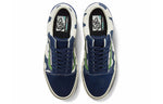 Vans Old Skool Casual Skate Shoes Unisex Blue White Flower Printing 'Blue White Green' VN0A5DYCB1U