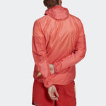 Men's adidas Reflective Windproof Logo Alphabet Hooded Jacket H11744
