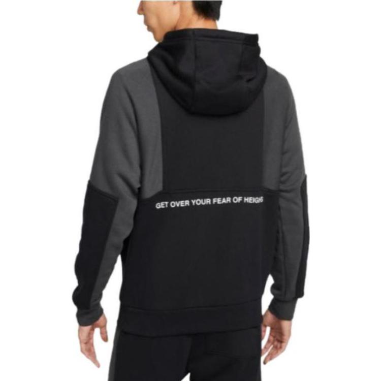 Nike Air Pullover Fleece Hoodie 'Black Anthracite' DD6383-010