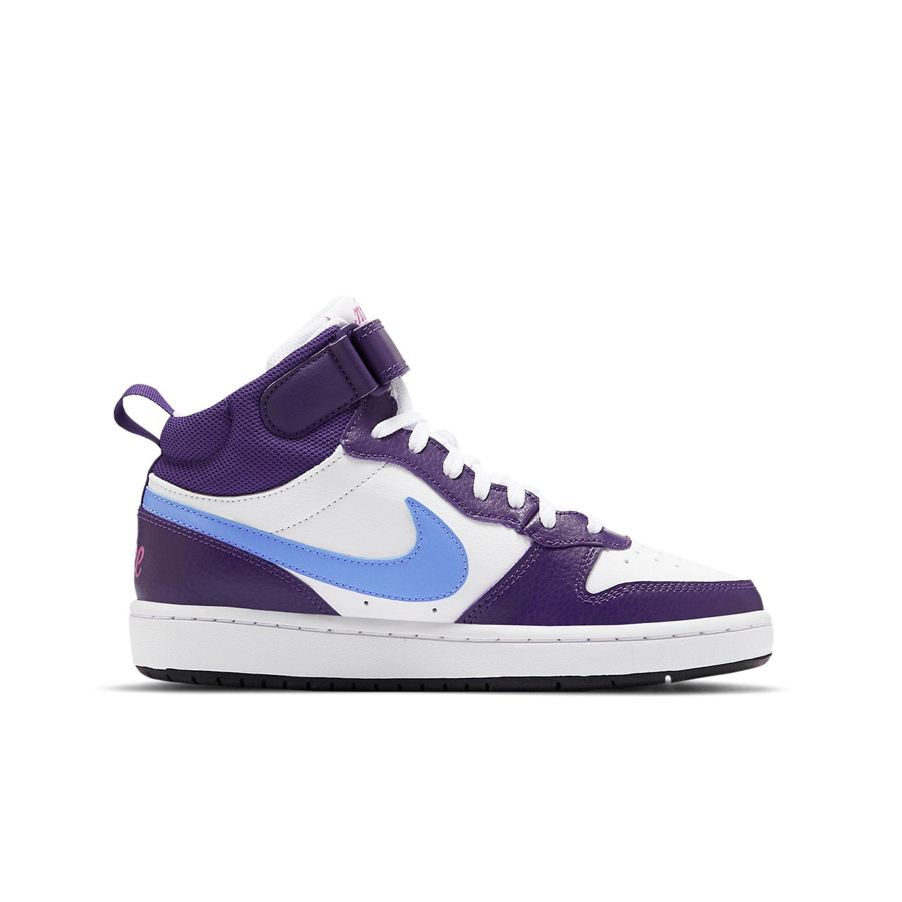 (GS) Nike Court Borough Mid 'White Purple Blue' CD7782-106