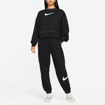 (WMNS) Nike Logo Knit Bundle Feet Sports Pants/Trousers/Joggers Autumn Black DM6206-010