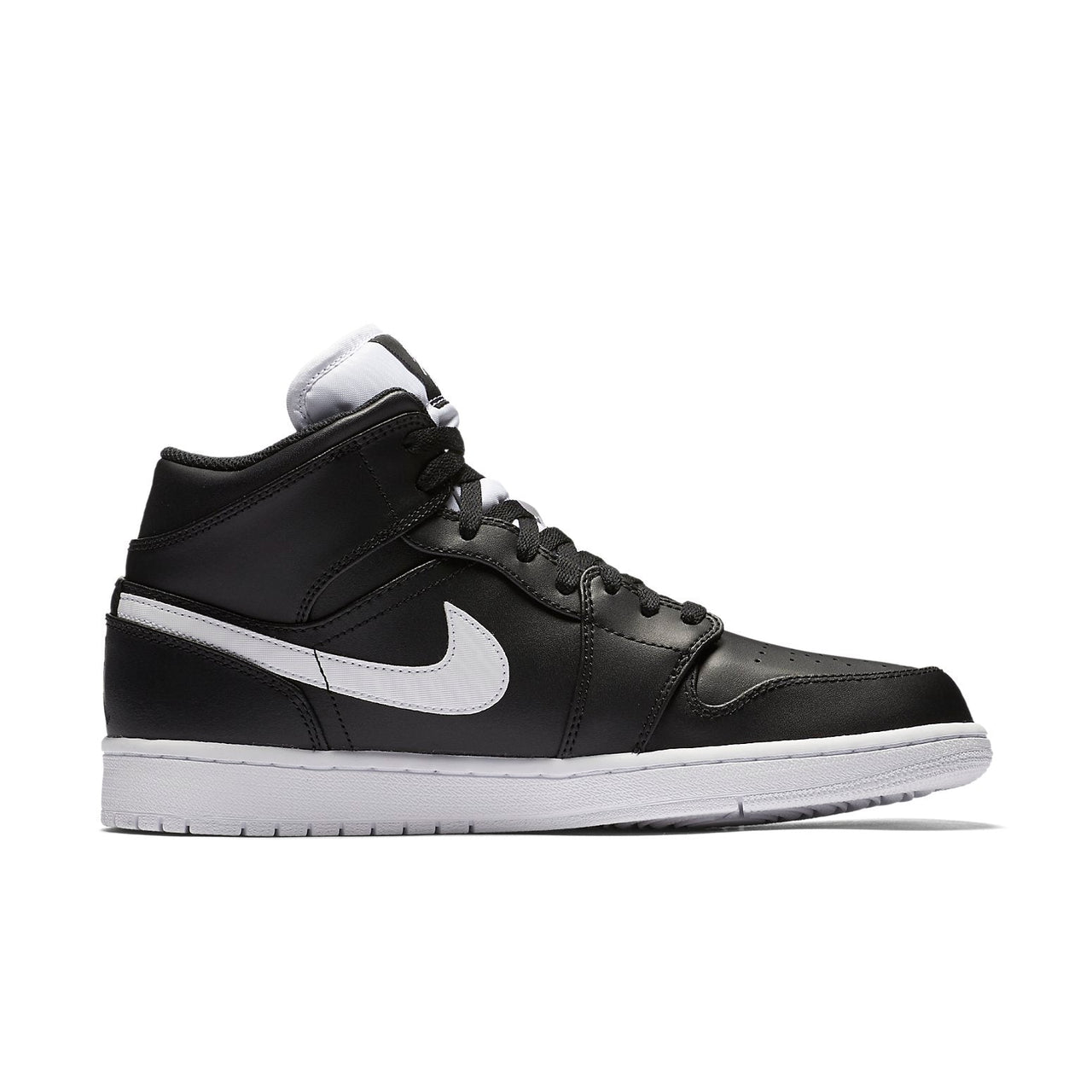 Air Jordan 1 Retro Mid 'Black White' 554724-038