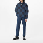 Men's LOUIS VUITTON x NIGO2 Crossover LV2 SS22 Grid Drawstring Navy Blue 1A9GVM
