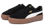 (WMNS) PUMA Platform Skate Shoes 'Black White Brown' 395225-04