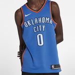Nike Russell Westbrook Oklahoma City Thunder Swingman Jersey Mens Blue 864497-403