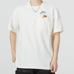 Men's Nike As Nsw Tee Prem Pocket Casual Breathable Round Neck Logo Solid Color Short Sleeve White T-Shirt DV3316-133