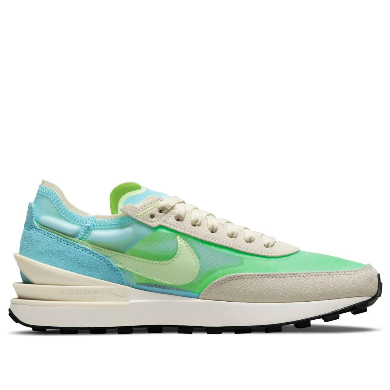 (WMNS) Nike Waffle One 'Bleached Aqua Lime Glow' DC2533-401