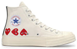 Converse x COMME des GARCONS PLAY Chuck 70 Hi Top 'Multi Heart' 162972C