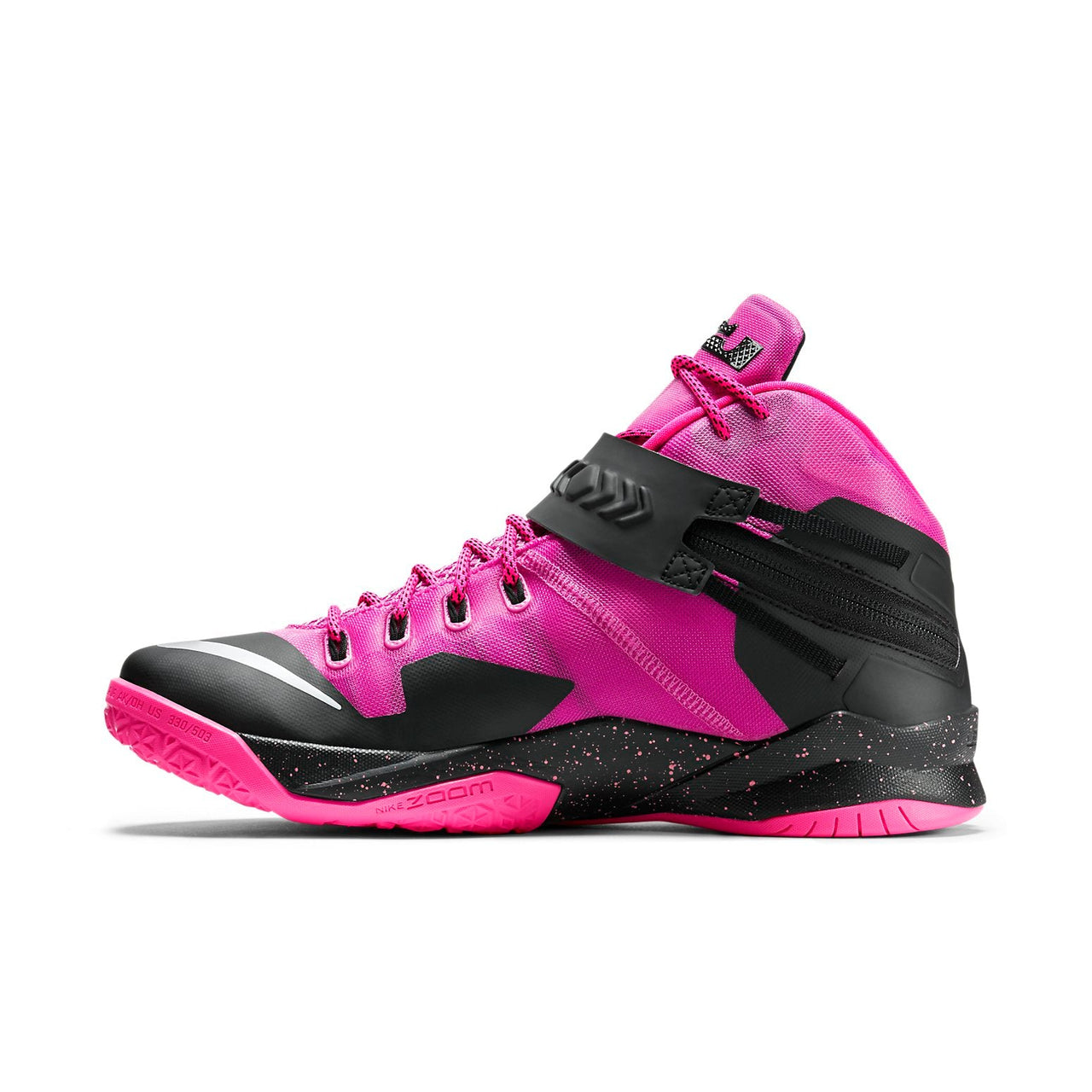 Nike LeBron Zoom Soldier 8 'Black Pink' 653641-610