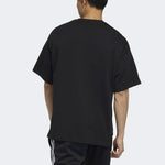 adidas M Badge Tee Sports Round Collar Male Black HA3648