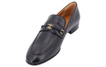 (WMNS) Gucci Horsebit Interlocking G loafer 'Black' 740434-AABUV-1000