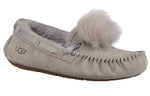 (WMNS) UGG Dakota Pom Pom Slip on Grey 1019015-SEL
