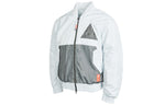 Men's Nike Kyrie Basketball Sports Mesh Patchwork Print Pattern Woven Baseball Padded White Gold Color Jacket CK6671-043