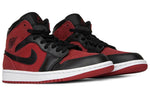Air Jordan 1 Mid 'Reverse Banned Gym Red Black' 554724-610