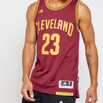 adidas SW Cleveland Cavaliers LeBron James Jersey 'Red Yellow' A61199