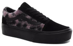 Vans MIX LEOPARD OLD SKOOL PLATFORM Black/Purple Pink VN0A3B3UTRE