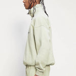 Fear of God Essentials FW20 Mock Neck Sweatshirt 'Sage' FOG-FW20-306