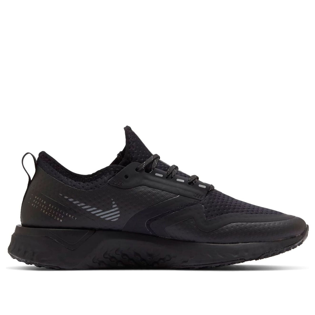 (WMNS) Nike Odyssey React 2 Shield 'Black Metallic Silver' BQ1672-001