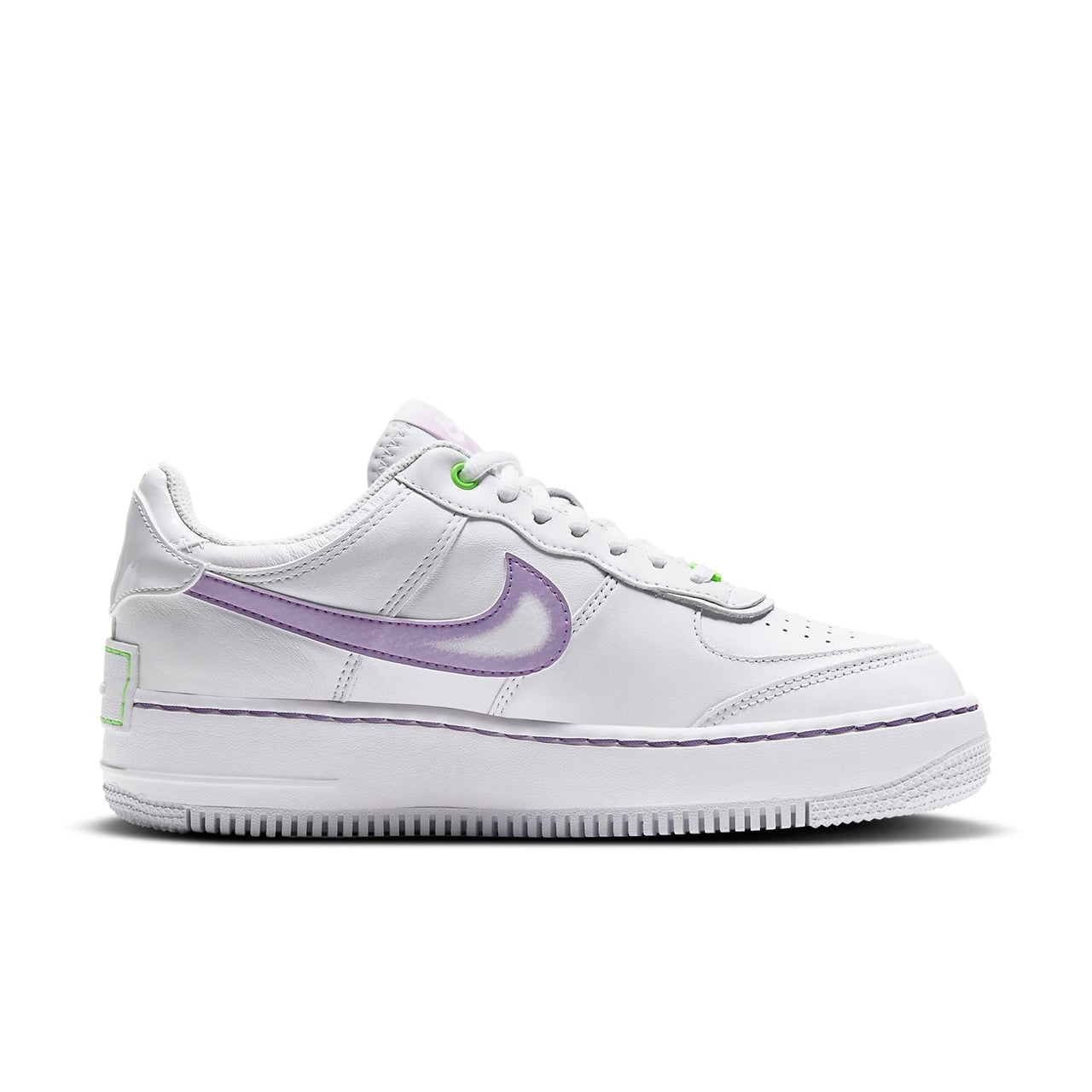 (WMNS) Nike Air Force 1 Shadow 'White Electric Green' DD9684-100