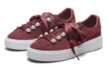 (WMNS) PUMA Suede Platform Bling 'Red' 366688-03