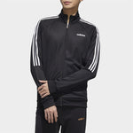 adidas Soccer/Football Training Sports Windproof Stand Collar Jacket Black GD2763